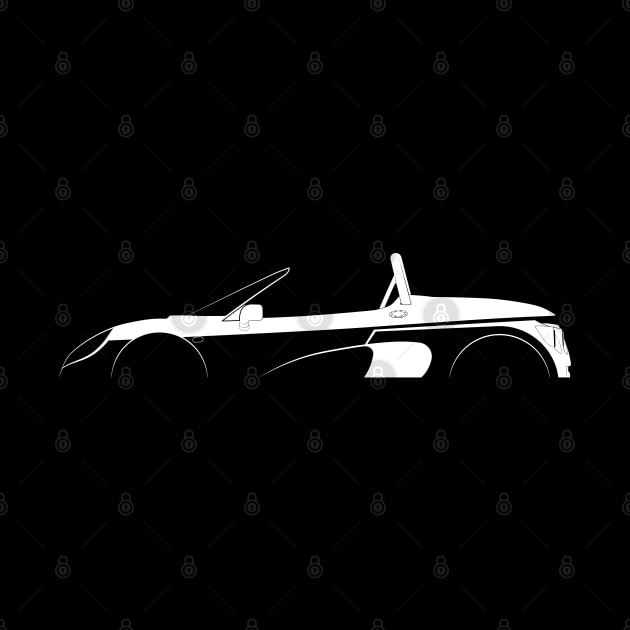 Renault Sport Spider Silhouette by Car-Silhouettes