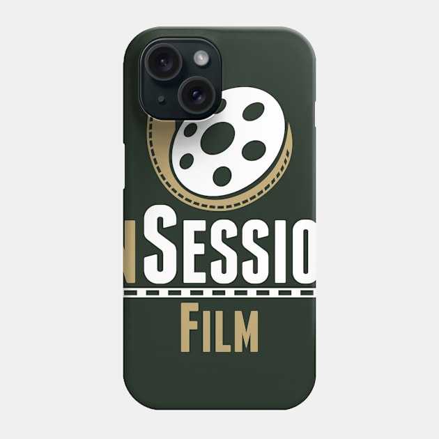 InSession Film Gold and White Logo Phone Case by InSession Film