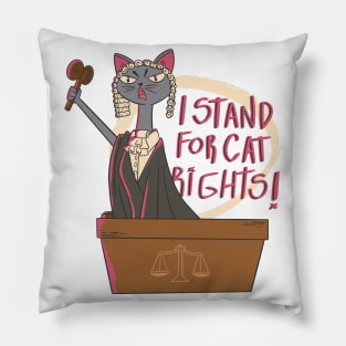 Cat Judge P R t shirt Pillow