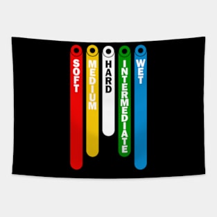 Racing Tires Tyres Tapestry