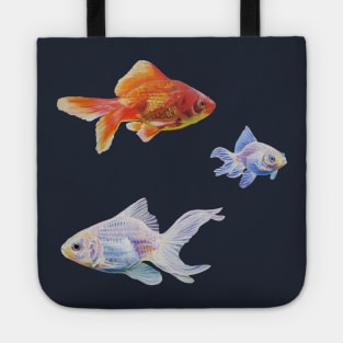 Goldfish Variety Pack - painted fish Tote