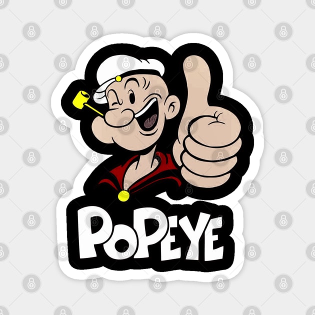 Popeye Magnet by strong chinese girl