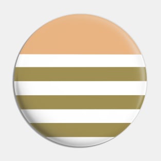 Beige with khaki green stripe pattern Pin