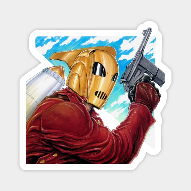 ROCKETEER Magnet by renomsad