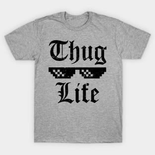 Thug Life Overthink T-Shirt black - - Online Hip Hop Fashion Store