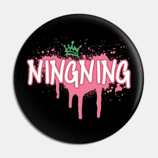 Ningning Aespa Graffiti Pin