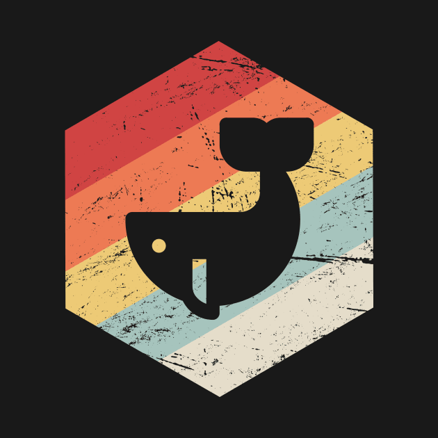 Retro Vintage Whale Watching Icon by MeatMan