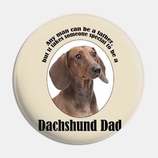 Dachshund Dad Pin