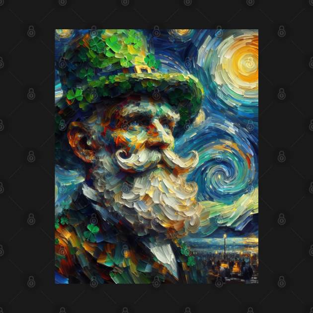 Gentleman in starry night by FUN GOGH