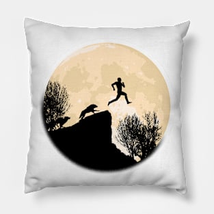 On The Wolves' Cliff Pillow