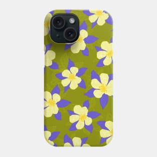 WILD FLOWERS Columbine Phone Case