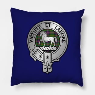 Clan Cochrane Crest & Tartan Pillow