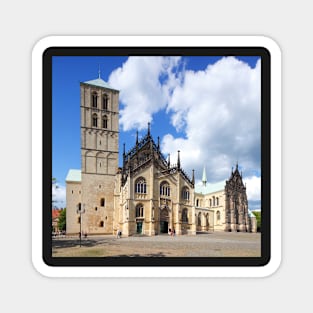 Cathedral, church, minster, city, Westphalia Magnet