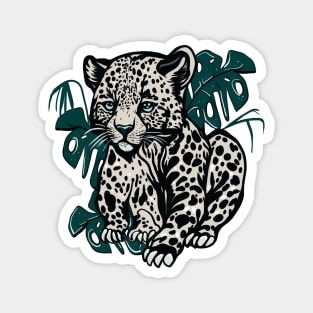 Snow leopard Magnet
