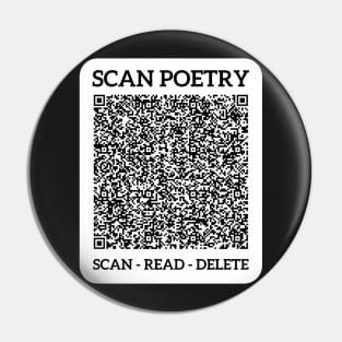 Scan Poetry Project - Storm in the Black Forest Pin