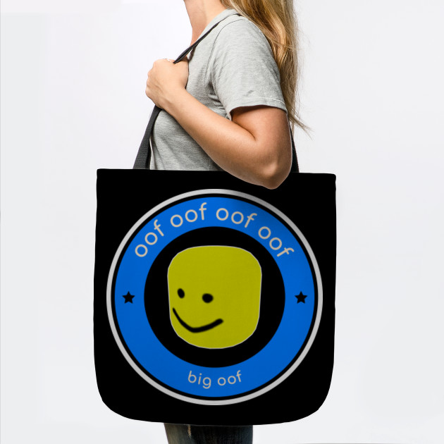 Roblox Big Head Big Oof Noob Meme Roblox Tote Teepublic Au - roblox big head big oof noob meme roblox mask teepublic