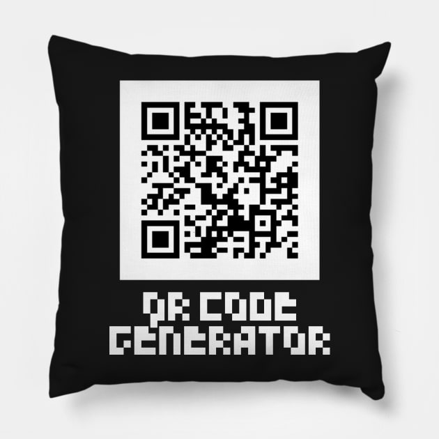 Qr Code Generator Pillow by starnish