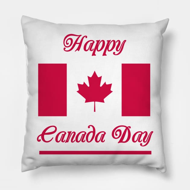 Happy Canada Day 2017 Pillow by vladocar