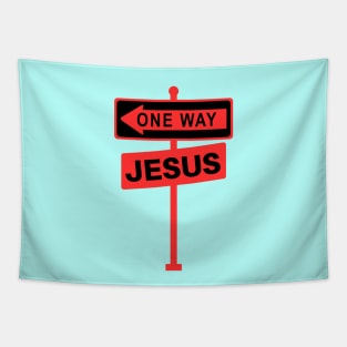 One Way Jesus | Christian Tapestry