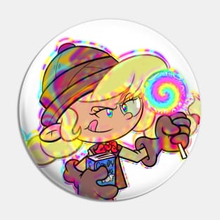 Psychedelic Candy Pin