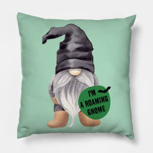 Halloween Roaming Gnome Pillow
