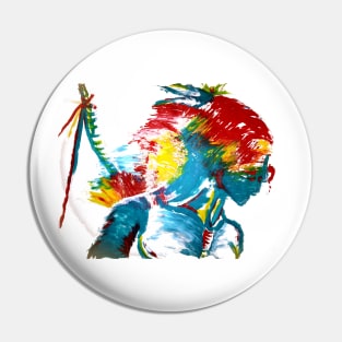 Native American Paint Pin