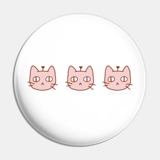 3 Pink Kitty by Sunnie Meowtlu Pin