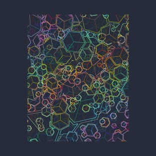 Abstract Cubes Patterns T-Shirt