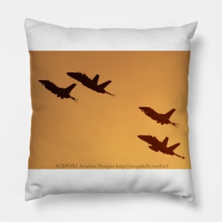 2-Sided F-16 Vipers and F-18 Hornets Pillow