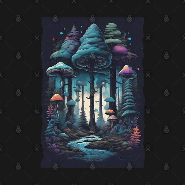 mushroom forest desgin by SPIT-36