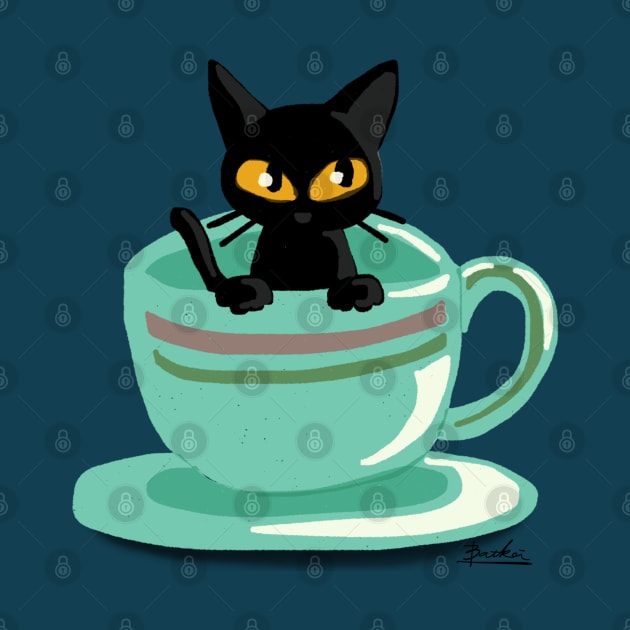 cat in the cup by BATKEI