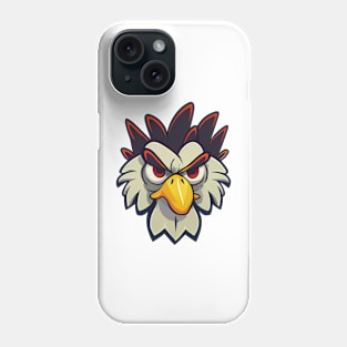 Grumpy chicken Phone Case