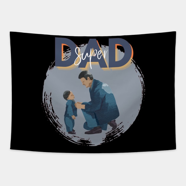 Super Dad Tapestry by Double You Store