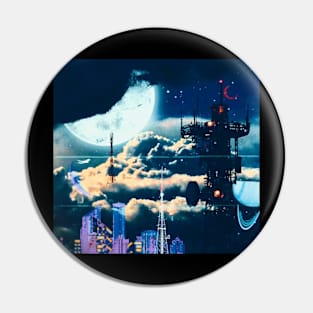 Asteroid City Skyline Pin