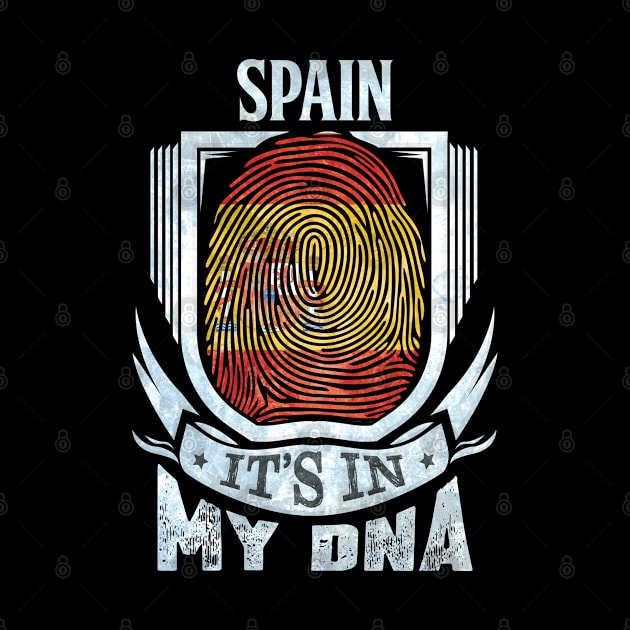 Spain It's In My DNA - Gift For Spanish With Spanish Flag Heritage Roots From Spain by giftideas