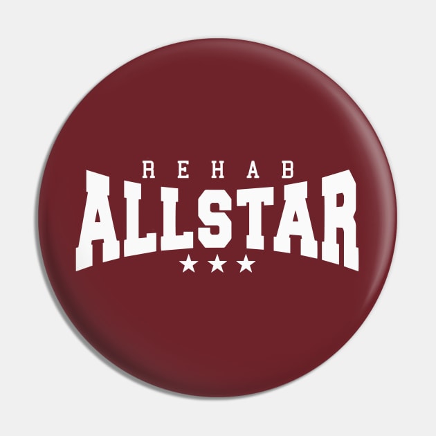 Rehab All Star Pin by Cosmo Gazoo