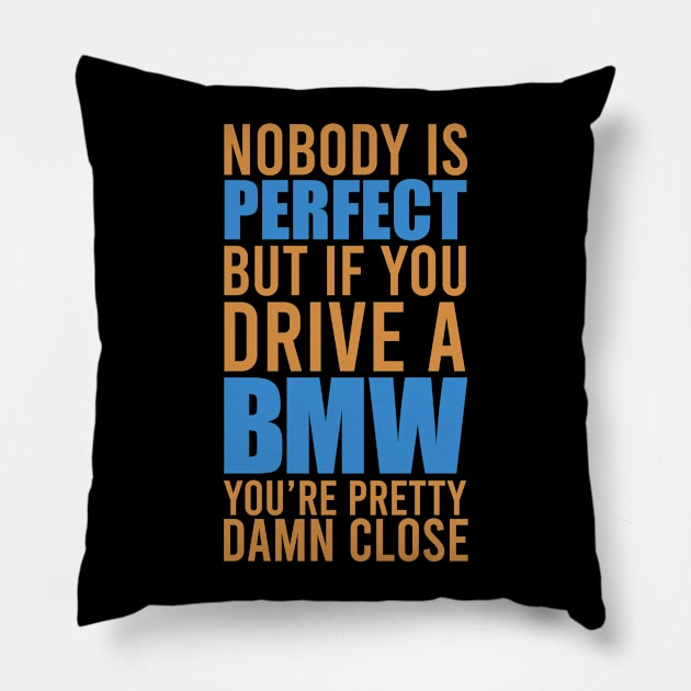 BMW Owners Pillow by VrumVrum