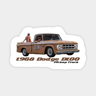 1968 Dodge D100 Pickup Truck Magnet