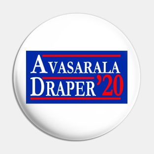 Avasarala Draper Candidates Earth Mars Elections 2020 Pin