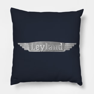 Vintage Leyland commercial vehicle badge Pillow