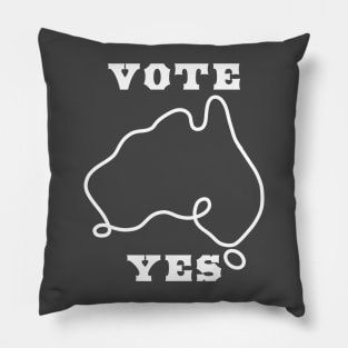 Vote yes design Pillow