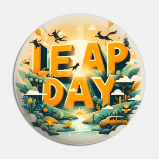 Leap Day - Vibrant Nature Pin