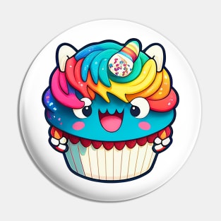 Cupcake Monster Pin