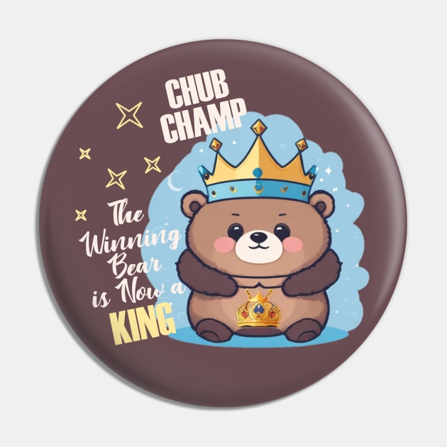 chub bear Pin by AOAOCreation