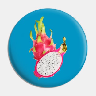 Abstract Minimalist Art of Dragon Fruit or Pitaya Pin