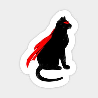 Super Hero Cat Magnet