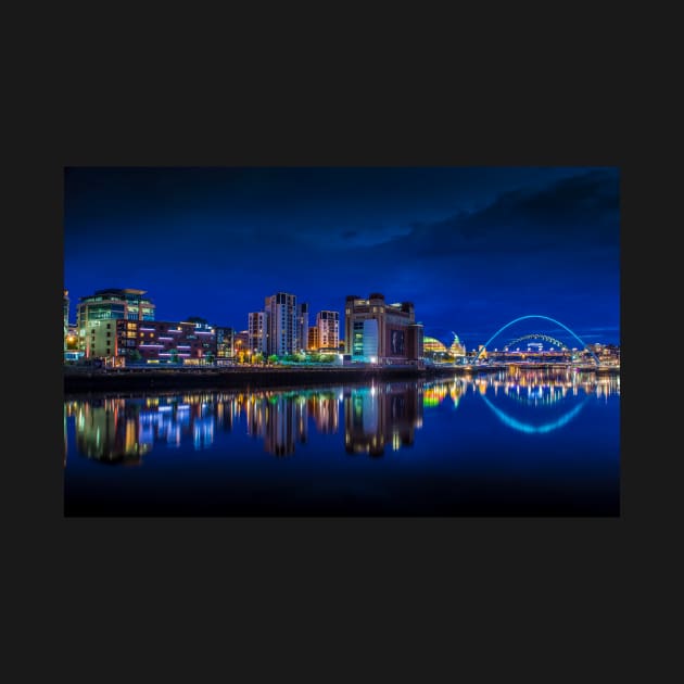 Blue hour on the Quayside newcastle by tynesidephotos