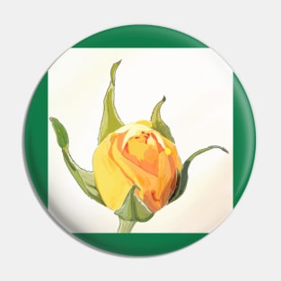 The Yellow Rose Pin