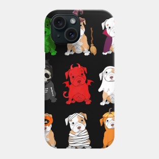 Pitbulls Halloween Funny Pitbulls Costume Phone Case