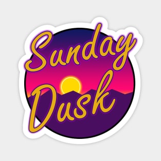 Sunday Dusk Logo Magnet